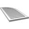 Ekena Millwork Quarter Round Top Right Surface Mount PVC Gable Vent w/ 2"W x 1-1/2"P Brickmould Frame, 18"W x 40"H GVPQR18X4002SF - alternate 4